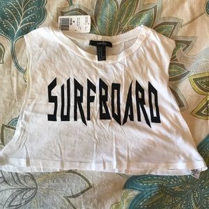 “SURFBOARD” Crop top